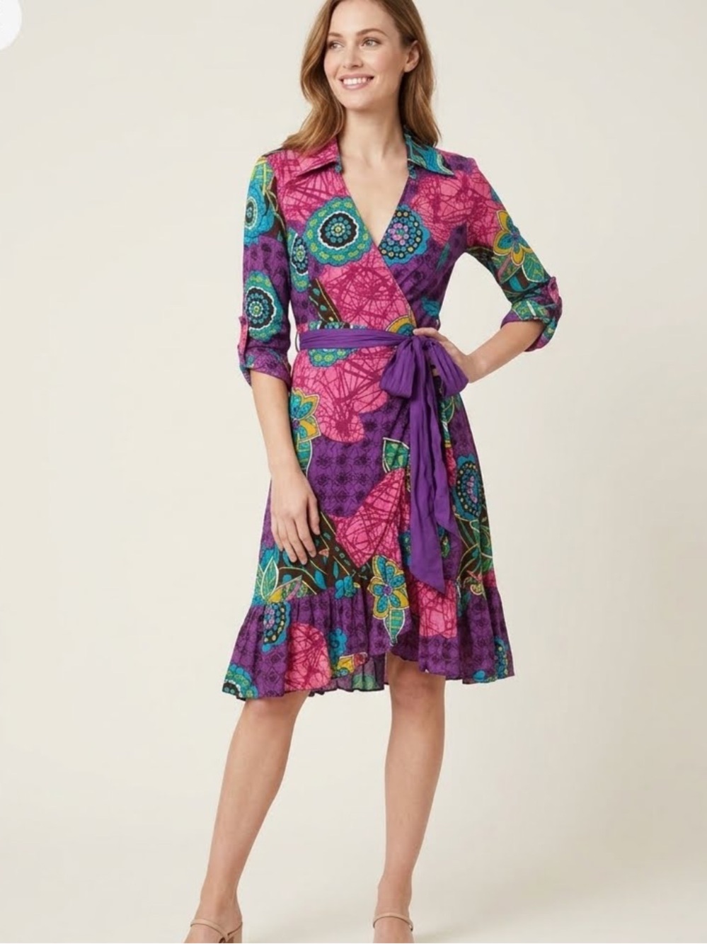Chaudry KC Wrapped Dress size small